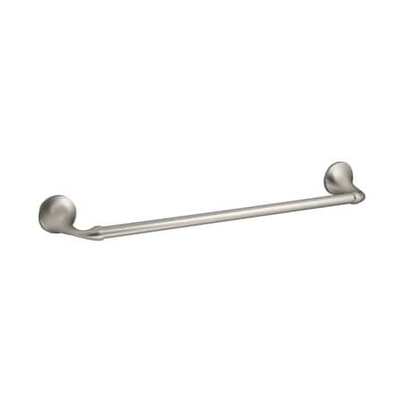 Kohler Kohler Elliston Brushed Nickel Silver Towel Bar 18 in. L Metal R72784-BN